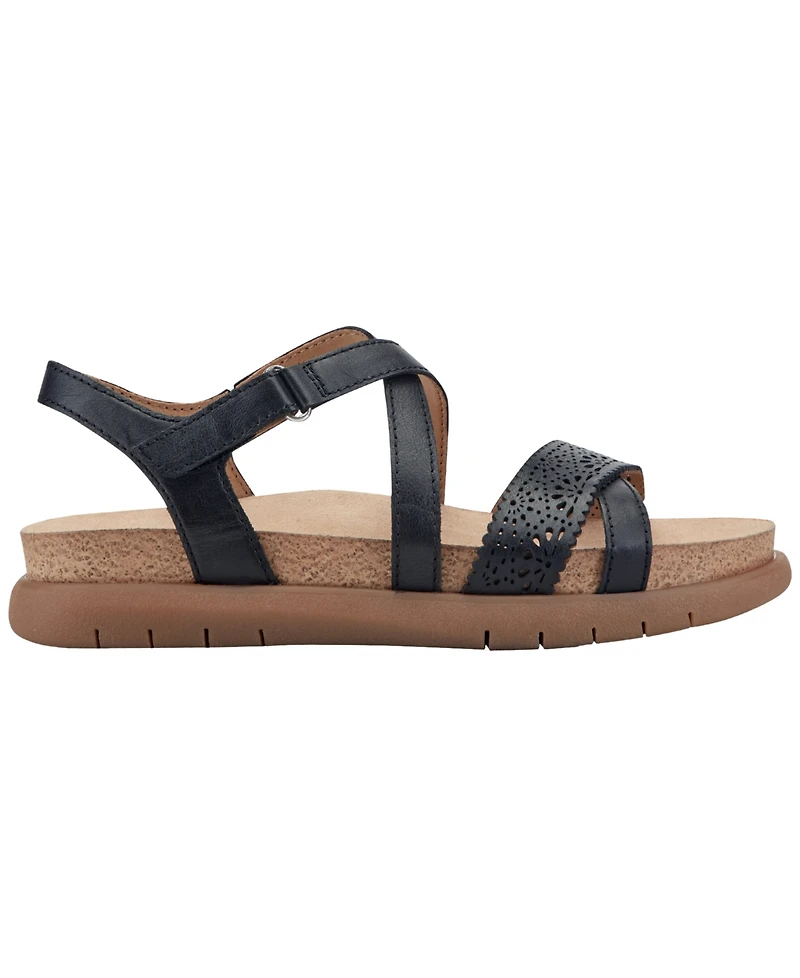 Earth Women's Athena Strappy Footbed Flatform Sandals