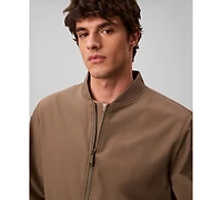 Calvin Klein Men's Soft Tech Classic-Fit Bomber Jacket