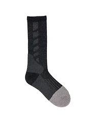 Muk Luks Men's Work Wear Steel Toe Crew Socks, 1 Pair Pack