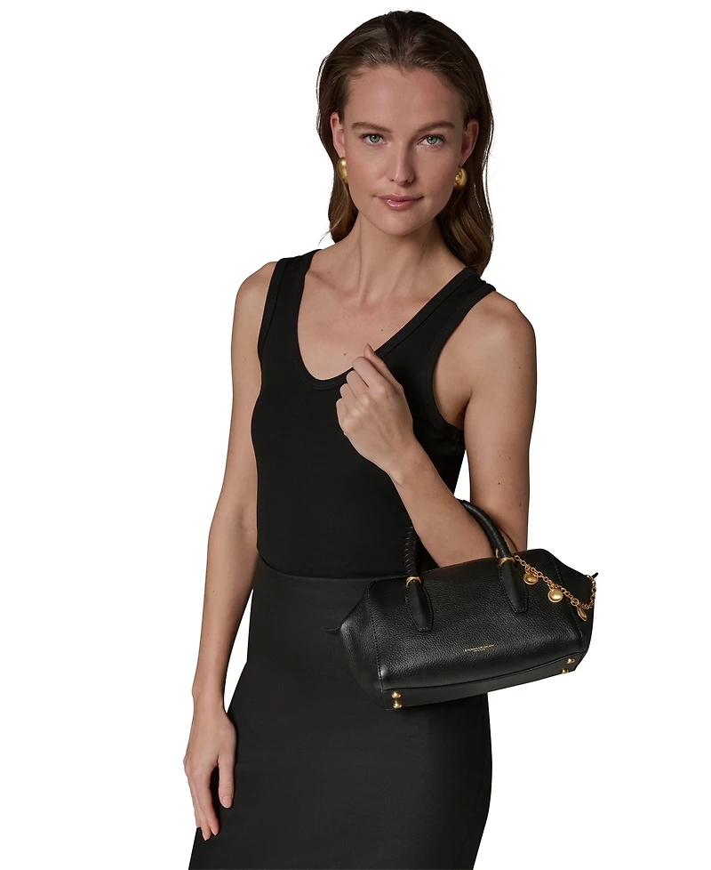 Donna Karan New York Chantilly Leather Medium Satchel Bag