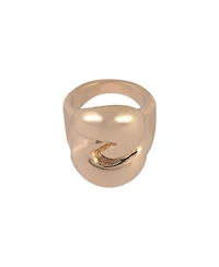 Laundry by Shelli Segal Gold Tone Knotted Cocktail Ring