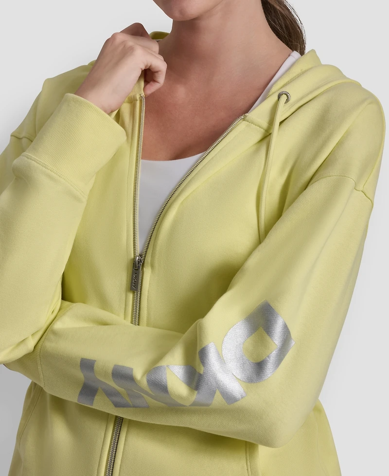 Dkny Sport Women's Regular-Fit Full Zip Hoodie