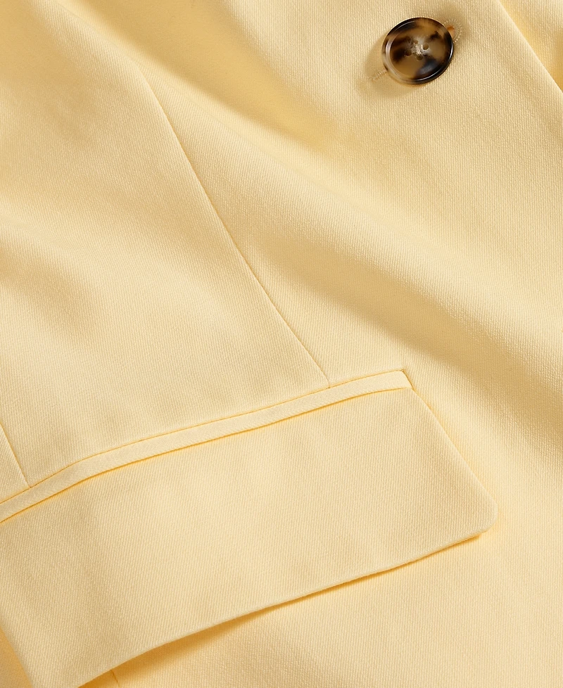 I.n.c. International Concepts Women's Two Button Fitted Waist Blazer, Macy's Exclusive