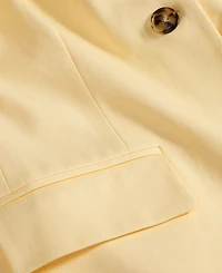 I.n.c. International Concepts Women's Two Button Fitted Waist Blazer, Macy's Exclusive