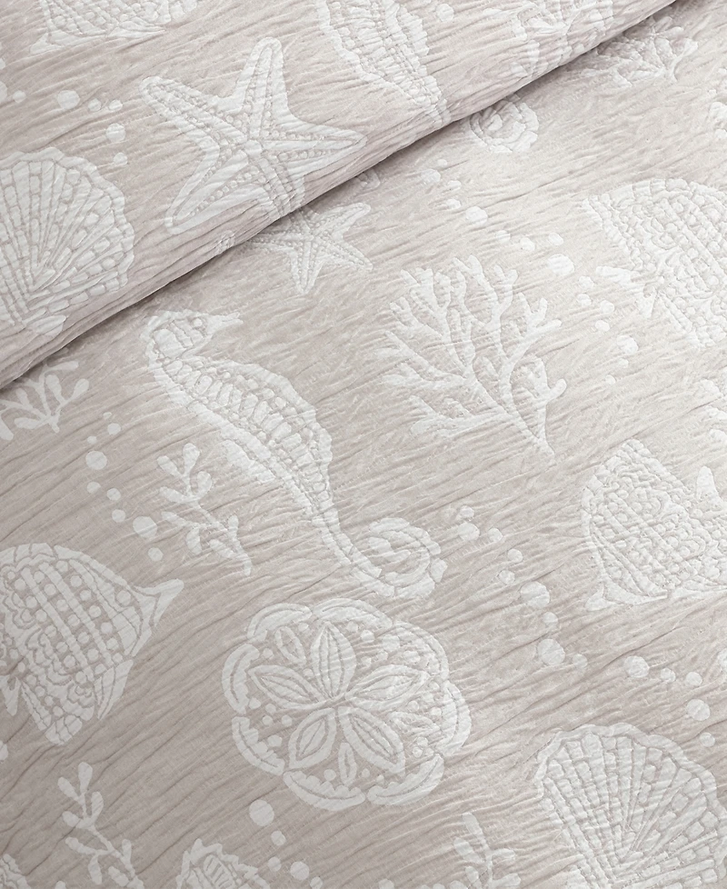 Levtex Seaside Charm Textured 3-Pc. Comforter Set, Full/Queen