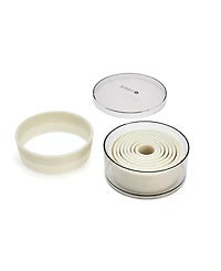 De Buyer 9-Piece Round Smooth Cutter Set