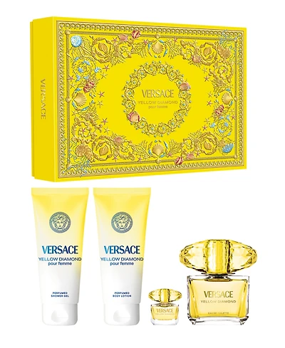 Versace 4-Pc. Yellow Diamond Eau De Parfum Gift Set