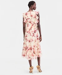 I.n.c. International Concepts Women's Ruffle Sleeveless Midi Dress, Macy's Exclusive