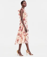 I.n.c. International Concepts Women's Ruffle Sleeveless Midi Dress, Macy's Exclusive