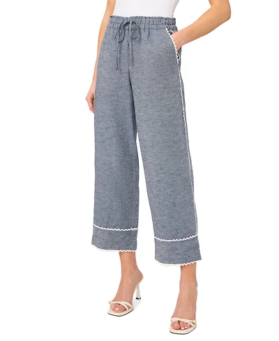 CeCe Women's Pull-On Cropped Pants