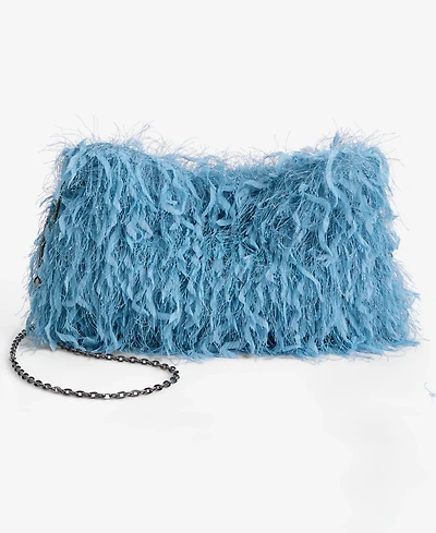 Feather Fringe Clutch, Macy's Exclusive- Molly Rogers Capsule Collection