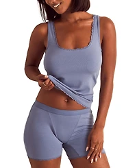 Adore Me Women's Tayler Pajama Tank & Boxer Shorts Set
