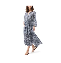Ripe Maternity Ezra Tiered Dress Ink