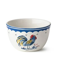 Certified International French Rooster Ice Cream Bowls, Set of 4