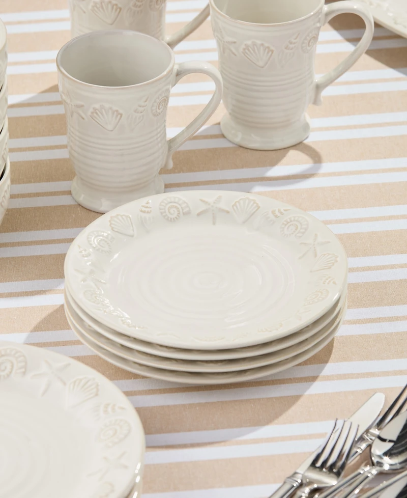 Certified International Coastline Salad Plates, Set of 4