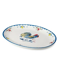Certified International French Rooster Oval Platter
