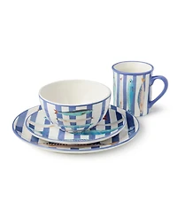 Certified International Something Fish 16-Pc. Dinnerware Set, Service for 4