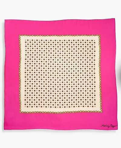 Women's Printed Satin Square Scarf, Macy's Exclusive- Molly Rogers Capsule Collection