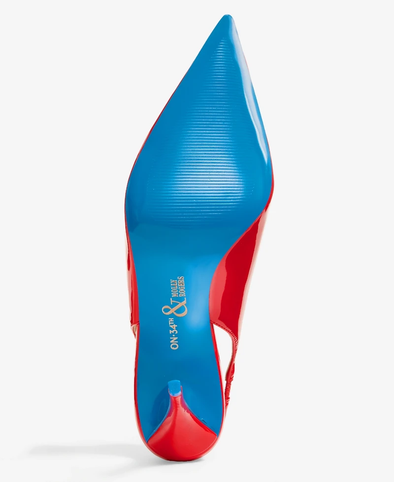Women's Pointed-Toe Slingback Pumps, Macy's Exclusive- Molly Rogers Capsule Collection