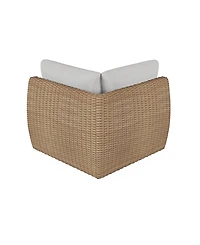 Sculptura 36" Aluminum Outdoor Corner Club Chair, Created for Macy's