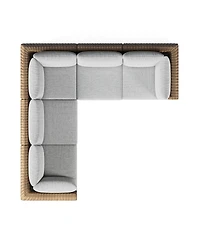 Sculptura 5-Pc. Outdoor Sectional Sofa Set