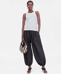 I.n.c. International Concepts Women's Lace-Trim Ribbed Tank, Macy's Exclusive