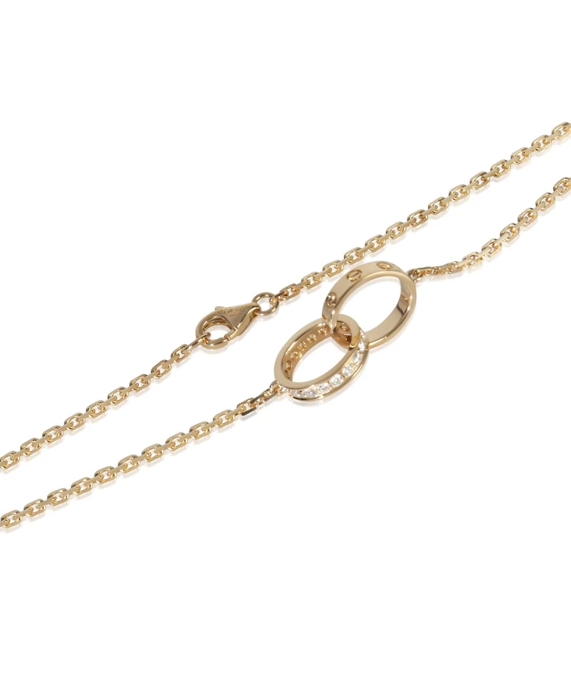 Pre-Owned Cartier Yellow Gold Diamond Love Necklace