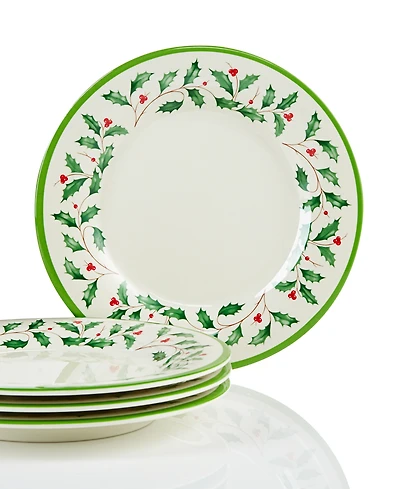 Lenox Holiday 4-piece Melamine Accent Plate Set