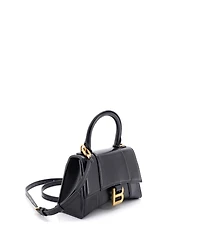 Pre-Owned Balenciaga Small Hourglass Top Handle Bag Leather