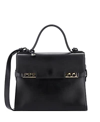 Pre-Owned Delvaux Mm Tempete Top Handle Bag Leather