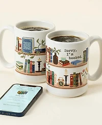 Uncommon Goods Literature Every Day Interactive Qr Mug, 15 Oz.
