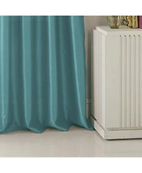 Rt Designers Collection 100% Polyester 82 Gsm Faux Silk Nikki Rod Pocket Curtain Panel