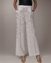 Donna Karan New York Women's Novelty Wide Leg Pants