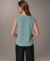 Donna Karan New York Women's Gathered Shoulder Blouse