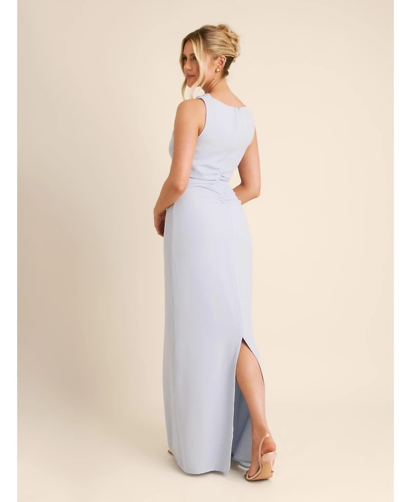 Six Stories Women's Twist Asym Chiffon Bridesmaid Dress