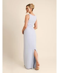 Six Stories Women's Twist Asym Chiffon Bridesmaid Dress