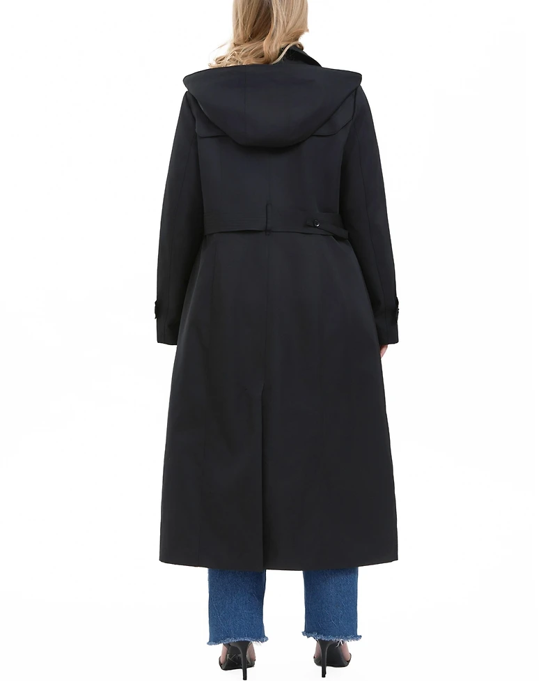 Bgsd Plus Hooded Water-Resistant Trench Coat