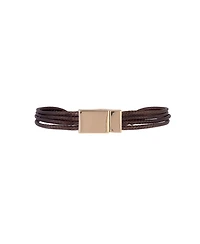 Laundry by Shelli Segal Brown Suede Magnetic Clasp Bracelet