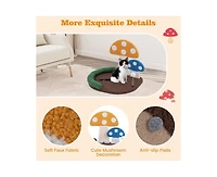 Aostirmotor Cat Scratching Tree, Indoor Activity Tower with Perch for Climbing & Exercis