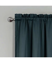 Rt Designers Collection 100% Polyester Twilight Blackout Rod Pocket Curtain Panel