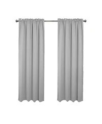 Rt Designers Collection 100% Polyester Twilight Blackout Rod Pocket Curtain Panel