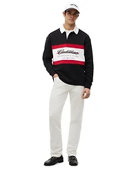 Tommy Hilfiger Men's Long-Sleeve Rugby Polo Shirt