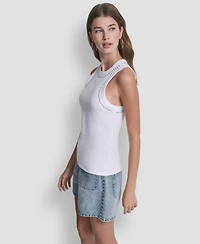 Dkny Jeans Women's Crewneck Tank Top