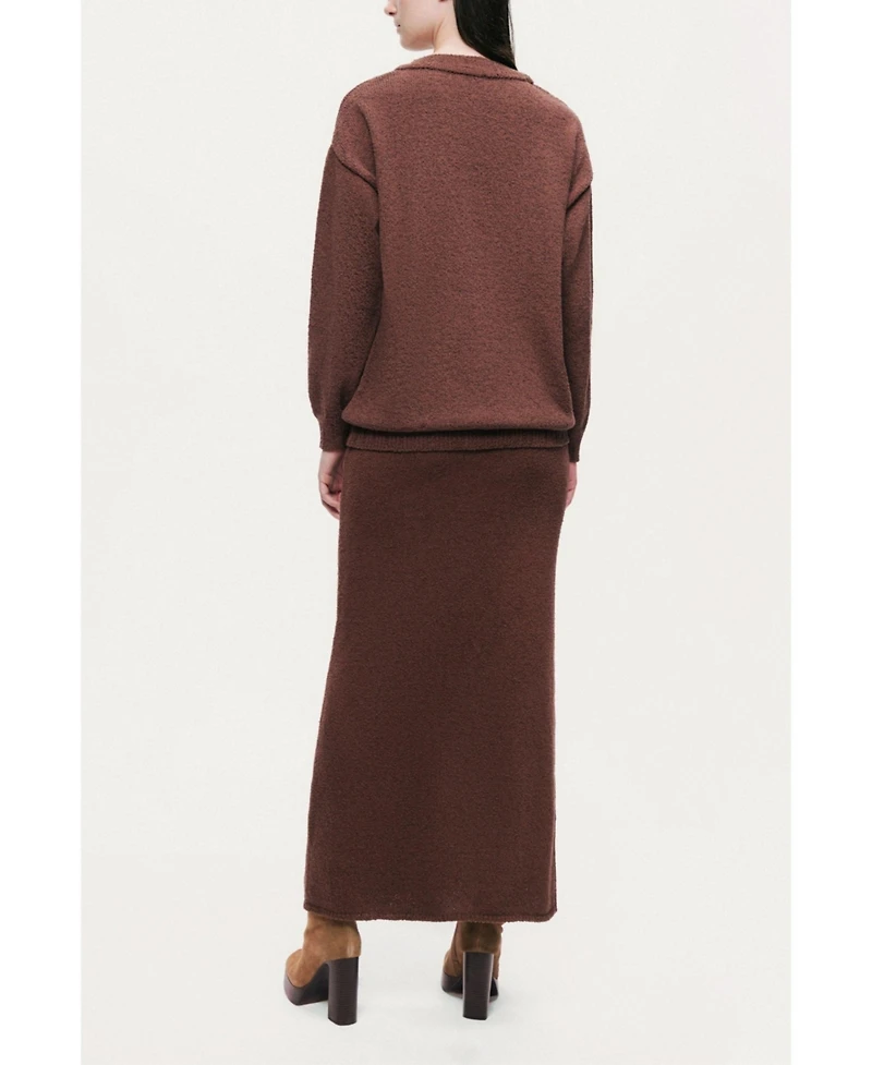 Nocturne Women's Embellished V-Neck Knit Sweater