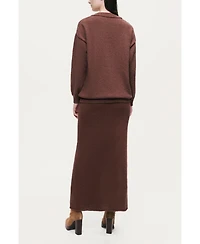 Nocturne Women's Embellished V-Neck Knit Sweater