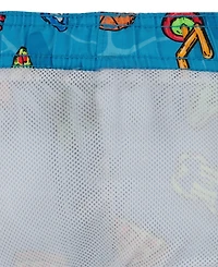 Under Armour Boys' 4-7 Pool Party Swim T-Shirt and Shorts, 2-Piece Set