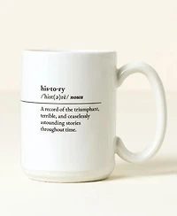 Uncommon Goods History Every Day Interactive Qr Mug, 15 Oz