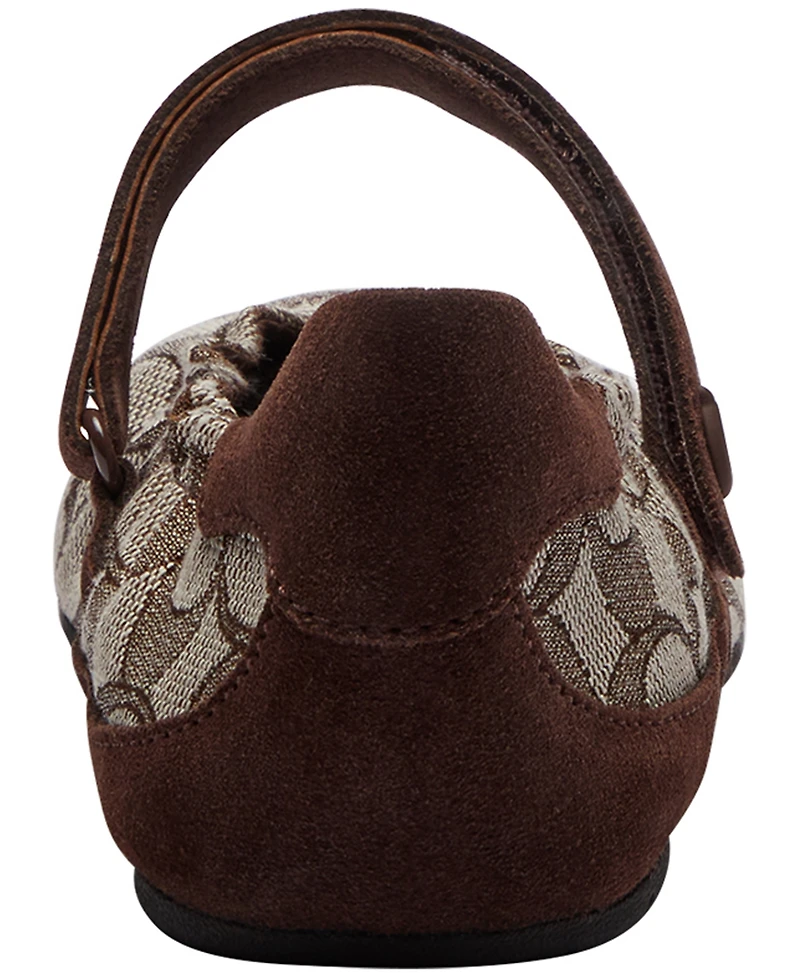 Coach Women's Mary Jane Round Toe Flats