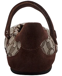 Coach Women's Mary Jane Round Toe Flats