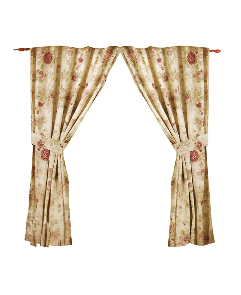 Greenland Home Fashions Antique Window Panel Pair